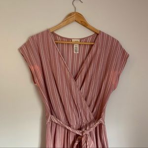 Pink & White Jumpsuit